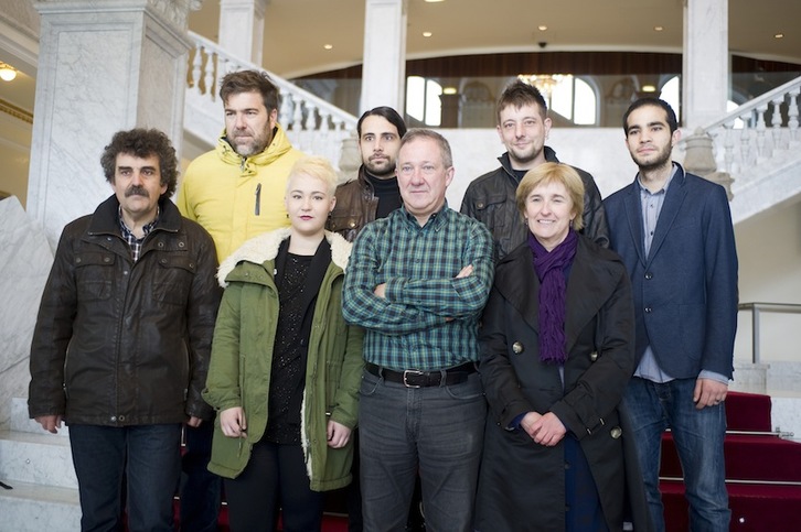 Presentación de los grupos vascos que actuarán en Jazzaldia. (Juan Carlos RUIZ/ARGAZKI PRESS)