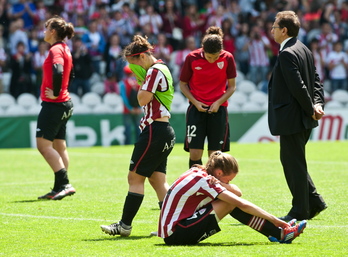Bartzelonak Liga irabazi du San Mamesen. (ARGAZKI PRESS)