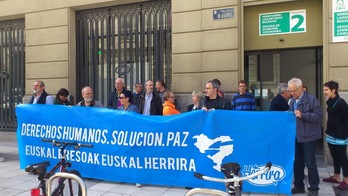 Gasteizen elkarretaratzea egin dute goizean. (HERRIRA)