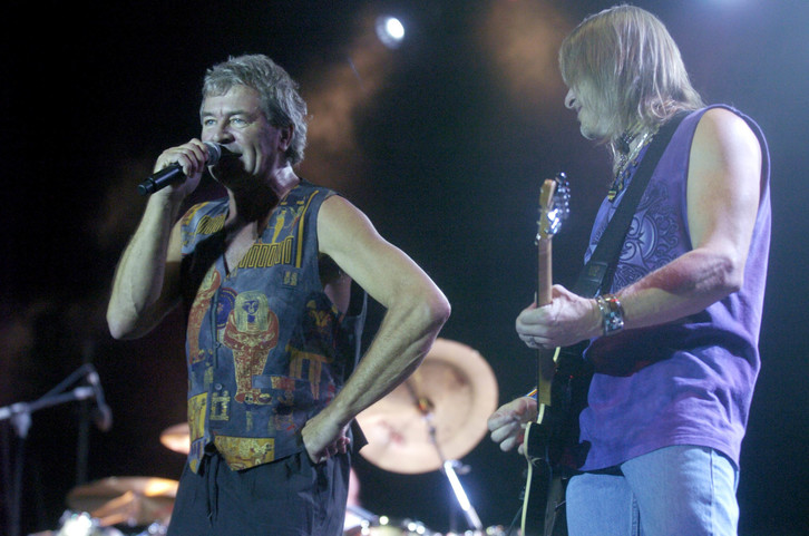 Concierto de Deep Purple en 2005 en el Azkena Rock de Gasteiz. (Juanan RUIZ/ARGAZKI PRESS)