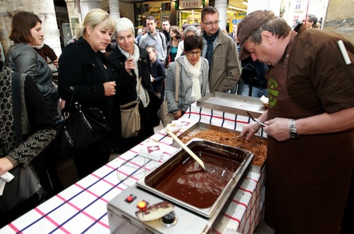 Imagen de la Jornada del Chocolate en Baiona. (Bob EDME)