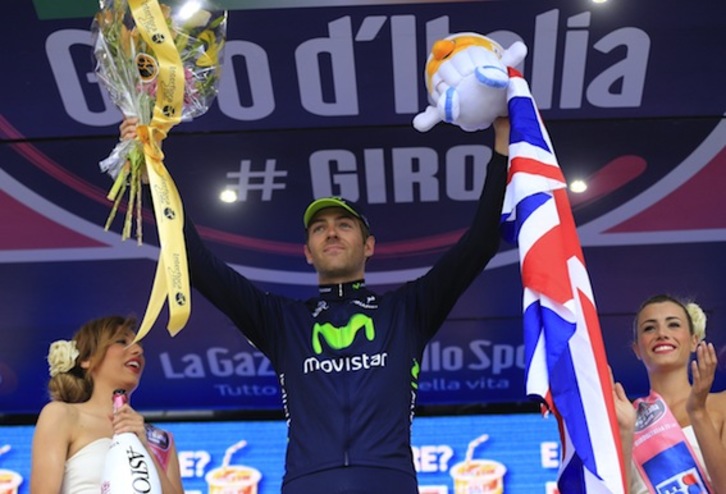 Dowsett se ha impuesto en la octava etapa. (Luk BENIES/AFP PHOTO)