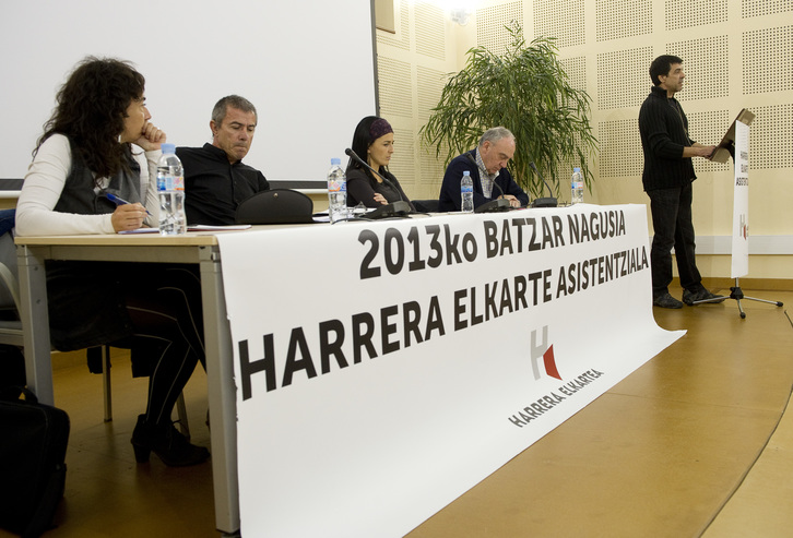 Harrera Elkartea celebró la reunión el sábado en Arrasate.  (Raul BOGAJO / ARGAZKI PRESS)