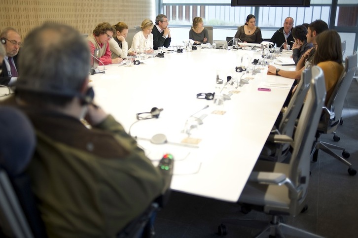 Reunión de la Comisión de Reglamento e Instituciones de las Juntas. (Juan Carlos RUIZ/ARGAZKI PRESS)