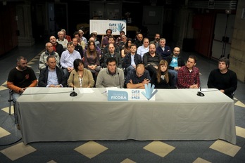 Presentación de la dinámica Gure Esku Dago, en Bilbo. (Marisol RAMÍREZ/ARGAZKI PRESS)