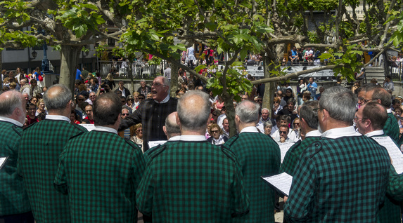 Portugaleteko abesbatza ibilbidean zehar.