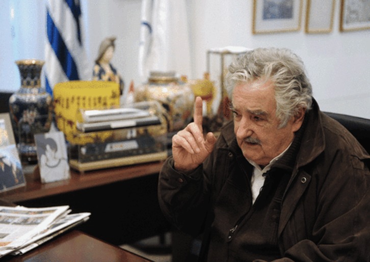 Jose Mujica, Uruguaiko presidentea. (AFP PHOTO)