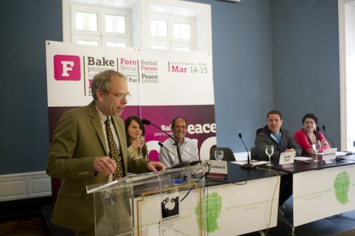 Presentación de las recomendaciones del Foro Social. (Juan Carlos RUIZ/ARGAZKI PRESS)