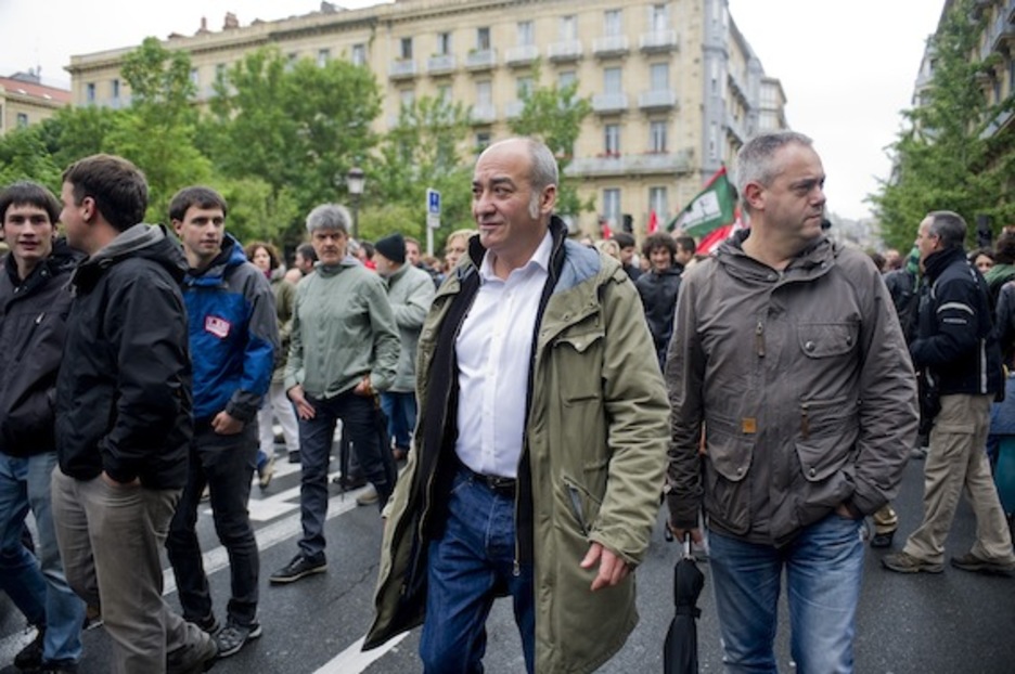 Martin Garitano eta Joxean Agirre. (Juan Carlos RUIZ/ARGAZKI PRESS)