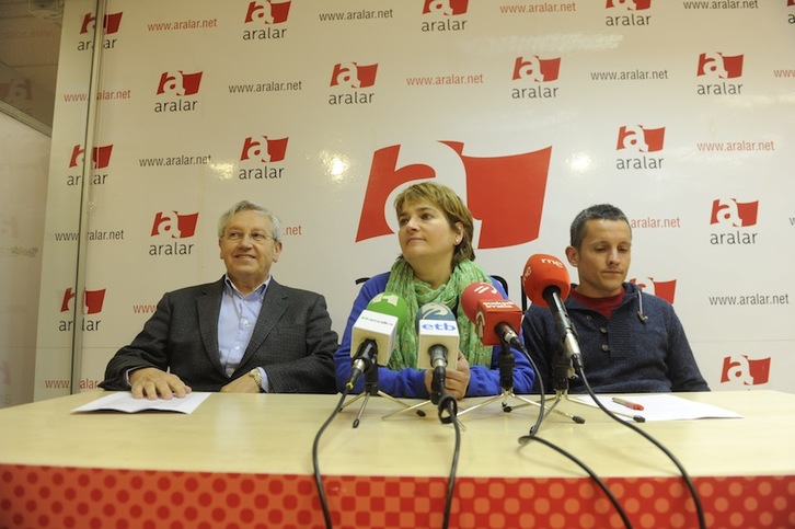 Patxi Zabaleta, Rebeka Ubera eta Dani Maeztu. (Jon URBE/ARGAZKI PRESS)