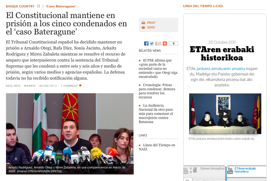 <strong>04.06.2013:</strong> El TC decide mantener en prisión a Arnaldo Otegi, Rafa Díez, Arkaitz Rodríguez, Sonia Jacinto y Miren Zabaleta.