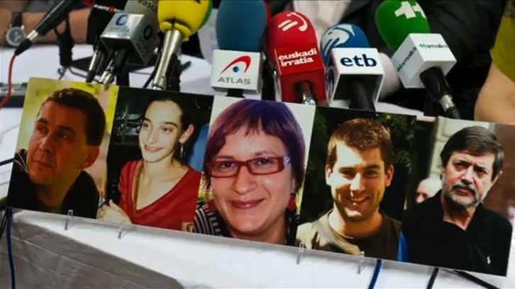 Los cinco condenados en el ‘caso Bateragune’.