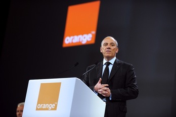 Stephane Richard, presidente de Orange. (Eric PIERMONT/AFP)