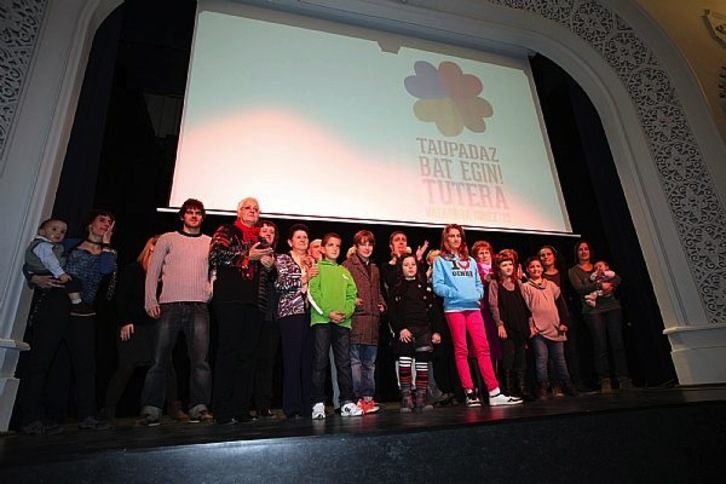 Presentación del Nafarroa Oinez de este año en Tutera. (Blanca ALDANONDO)