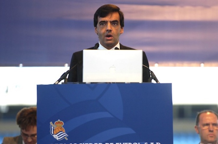 Iñaki Badiola, expresidente de la Real. (Imanol OTEGI/ARGAZKI PRESS)