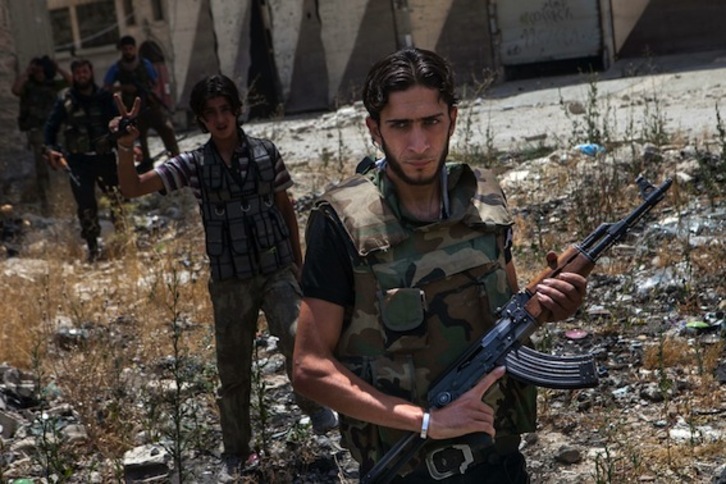 EEUU ha anunciado que armará a los rebeldes sirios. (Daniel LEAL-OLIVAS/AFP PHOTO)