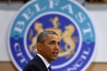Obama ha pronunciado un discurso ante cerca de 2.000 personas, la mayoría jóvenes estudiantes. (Jewel SAMAD/AFP)
