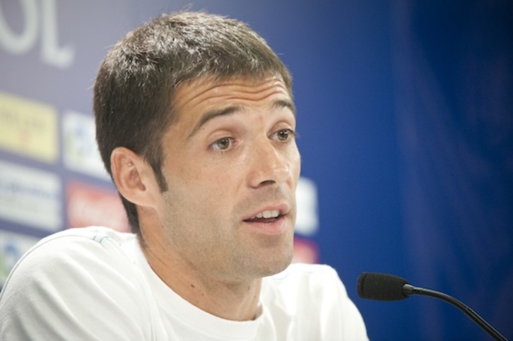 El futbolista azpeitiarra Mikel Labaka. (Gorka RUBIO/ARGAZKI PRESS)