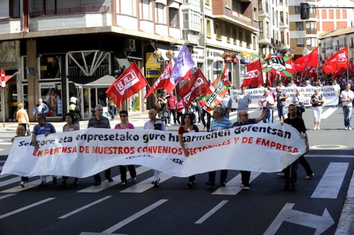 Manifestación que ha recorrido Gasteiz. (Juanan RUIZ/ARGAZKI PRESS)