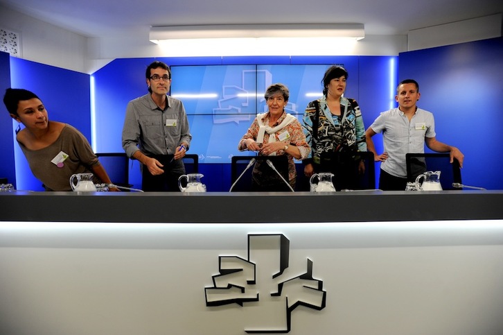 Los parlamentarios de EH Bildu han hecho balance del curso político. (Juanan RUIZ/ARGAZKI PRESS)