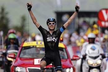 Chris Froomek etapa ikusgarria burutu du. (Jeff PACHOUD/AFP PHOTO)