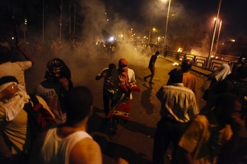 Las fuerzas de seguridad han arremetido con dureza contra la manifestación de los Hermanos Musulmanes. (Mahmud KHALED/AFP PHOTO)