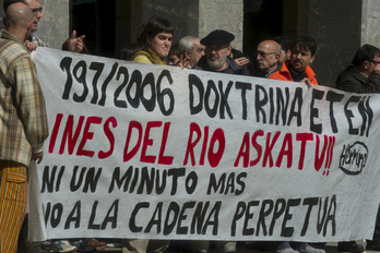 Concentración contra la denominada «doctrina Parot». (Monika DEL VALLE/ARGAZKI PRESS)