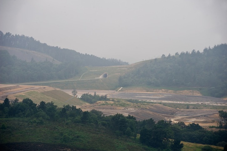 Imagen de la zona en la que se preveía construir la incineradora. (Jon URBE/ARGAZKI PRESS)