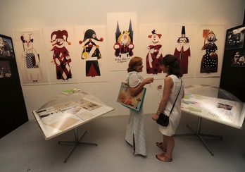 Baionako festen inguruko erakusketa. (Gaizka IROZ)