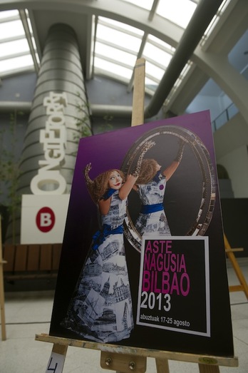 Cartel de la Aste Nagusia de Bilbo 2013. (Marisol RAMÍREZ / ARGAZKI PRESS)
