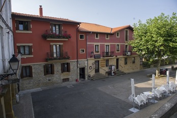 La plaza de Igeldo. (Gorka RUBIO/ARGAZKI PRESS)