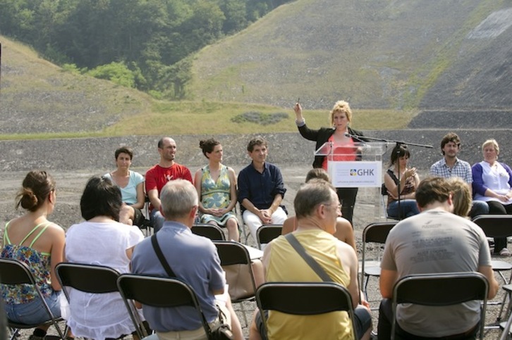 GHK anunció el pasado viernes la paralización de las obras (Juan Carlos RUIZ / ARGAZKI PRESS)