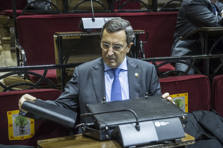 José Luis Bilbao, diputado general en funciones de Bizkaia. (Luis JAUREGIALTZO / ARGAZKI PRESS)