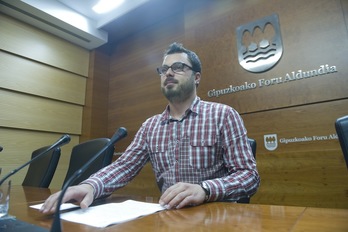 Ander Rodríguez, diputado de Política Social de Gipuzkoa. (Jon URBE/ARGAZKI PRESS)