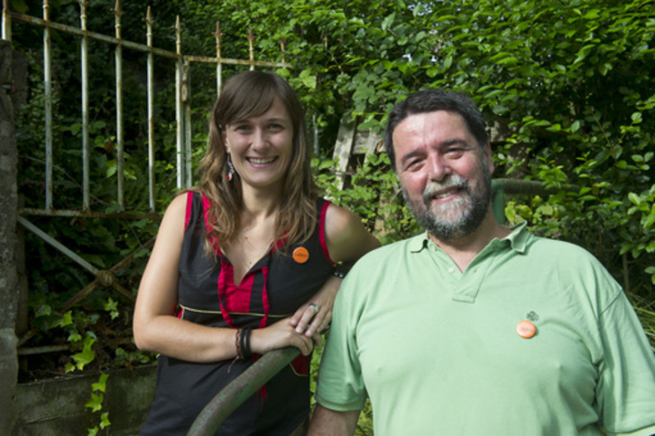 Olatz Izagirre eta Joseba Alvarez. (Jon URBE/ARGAZKI PRESS)