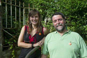 Olatz Izagirre eta Joseba Alvarez. (Jon URBE/ARGAZKI PRESS)