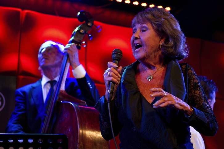 Rita Reys ofreció su último concierto el pasado 6 de julio en Amsterdam. (Paul BERGEN/AFP)