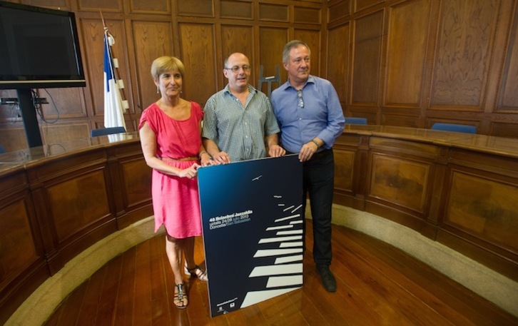 Nerea Txapartegi, Juan Karlos Izagirre y Miguel Martín (Andoni CANELLADA / ARGAZKI PRESS)