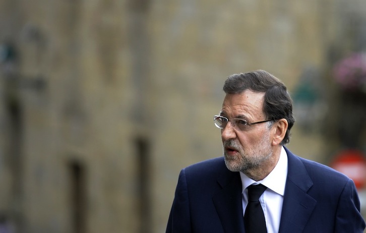 Rajoy comparece en el Congreso tras el requerimiento de la oposición. (Miguel RIOPA/AFP)