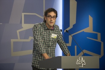 Julen Arzuaga EH Bilduko legebiltzarkidea, artxiboko irudi batean. (Raul BOGAJO/ARGAZKI PRESS)