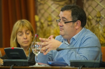 Ernesto Gasco, el pasado mes de marzo en el Ayuntamiento de Donostia. (Andoni CANELLADA/ARGAZKI PRESS)