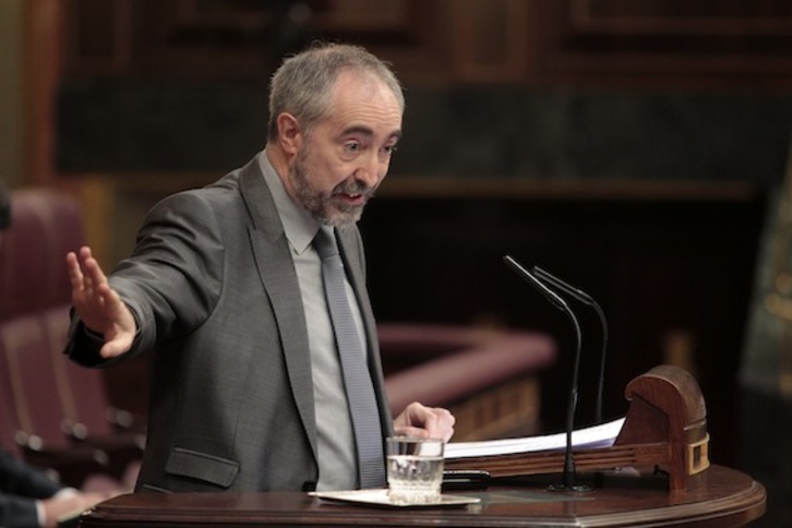 El diputado de Amaiur Rafa Larreina, en una imagen de archivo. (NAIZ.INFO)