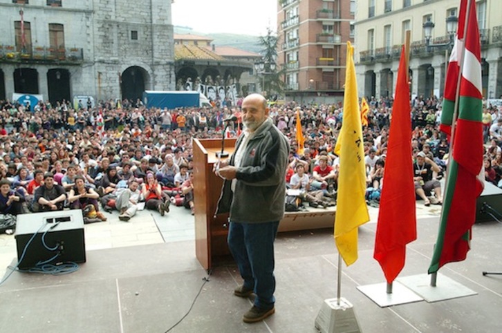 Pablo Gorostiaga, en un acto celebrado en Laudio en 2007. (Jon HERNAEZ / ARGAZKI PRESS)