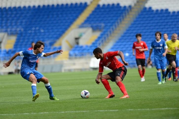 Un lance del encuentro entre el Athletic y el Cardiff City. (ATHLETIC-CLUB.NET)