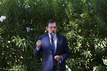 Mariano Rajoy durante un acto  celebrado el viernes en Mallorca. ( AFP)