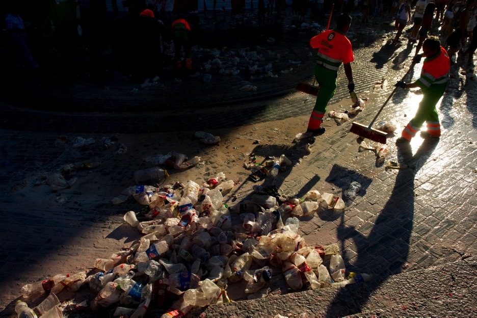 Jaiaren osteko ajeak... (Raul BOGAJO / ARGAZKI PRESS)