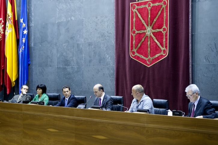 Catalán, Jiménez y Amezketa, tres de los integrantes de la Mesa. (Iñigo URIZ / ARGAZKI PRESS)