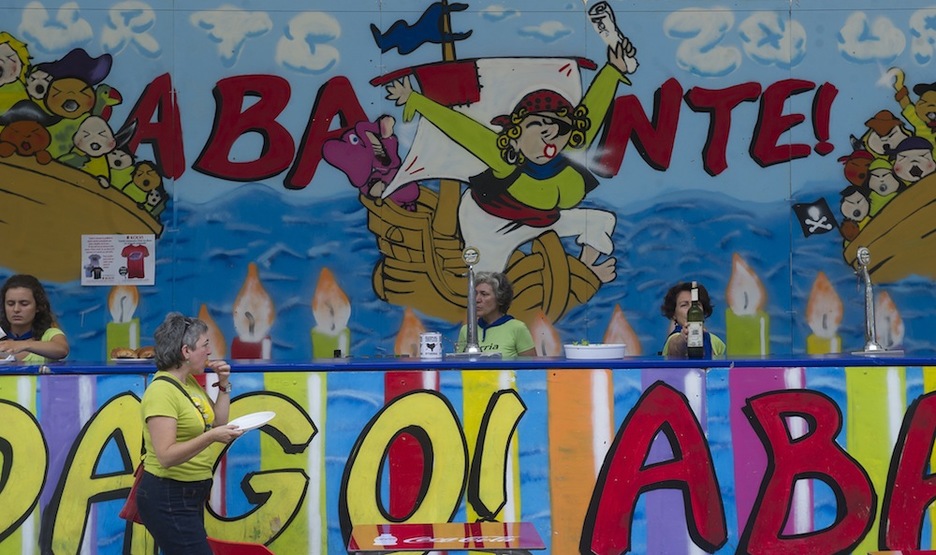 Txosna de Hor Dago Abante. Txosna de Hor Dago Abante.