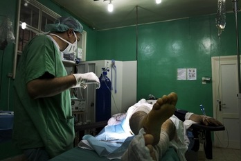 Sala de operaciones de un hospital de MSF en el norte de Siria. (MSF.ES)