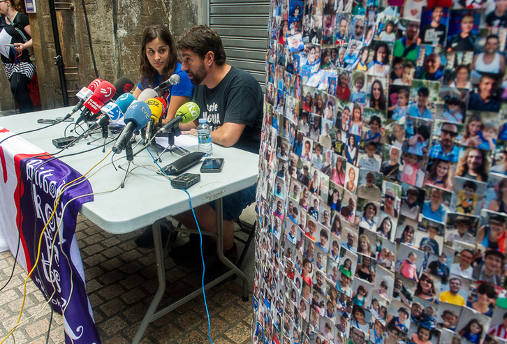 Comparecencia de Bilboko Konpartsak. (ARGAZKI PRESS)